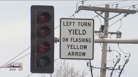 Flashing yellow arrow a factor in 1/2 of crashes at Plymouth intersection