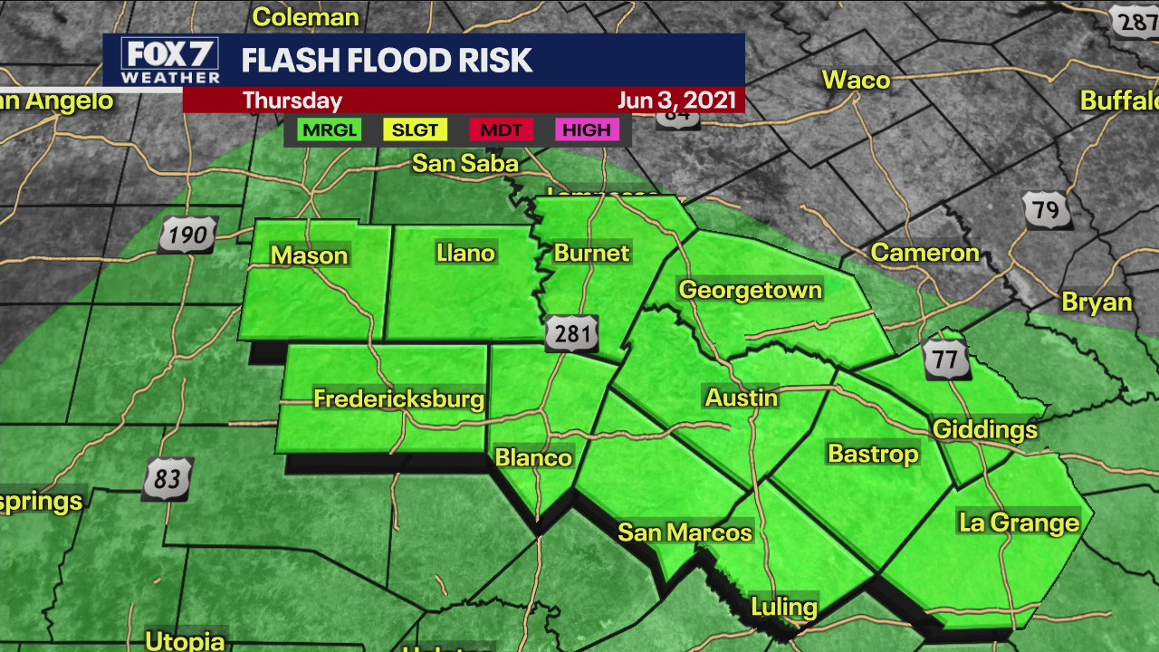 Noon weather forecast for June 3, 2021