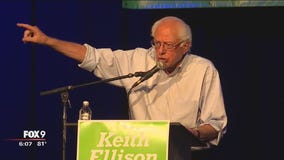 Bernie Sanders attends Minneapolis rally