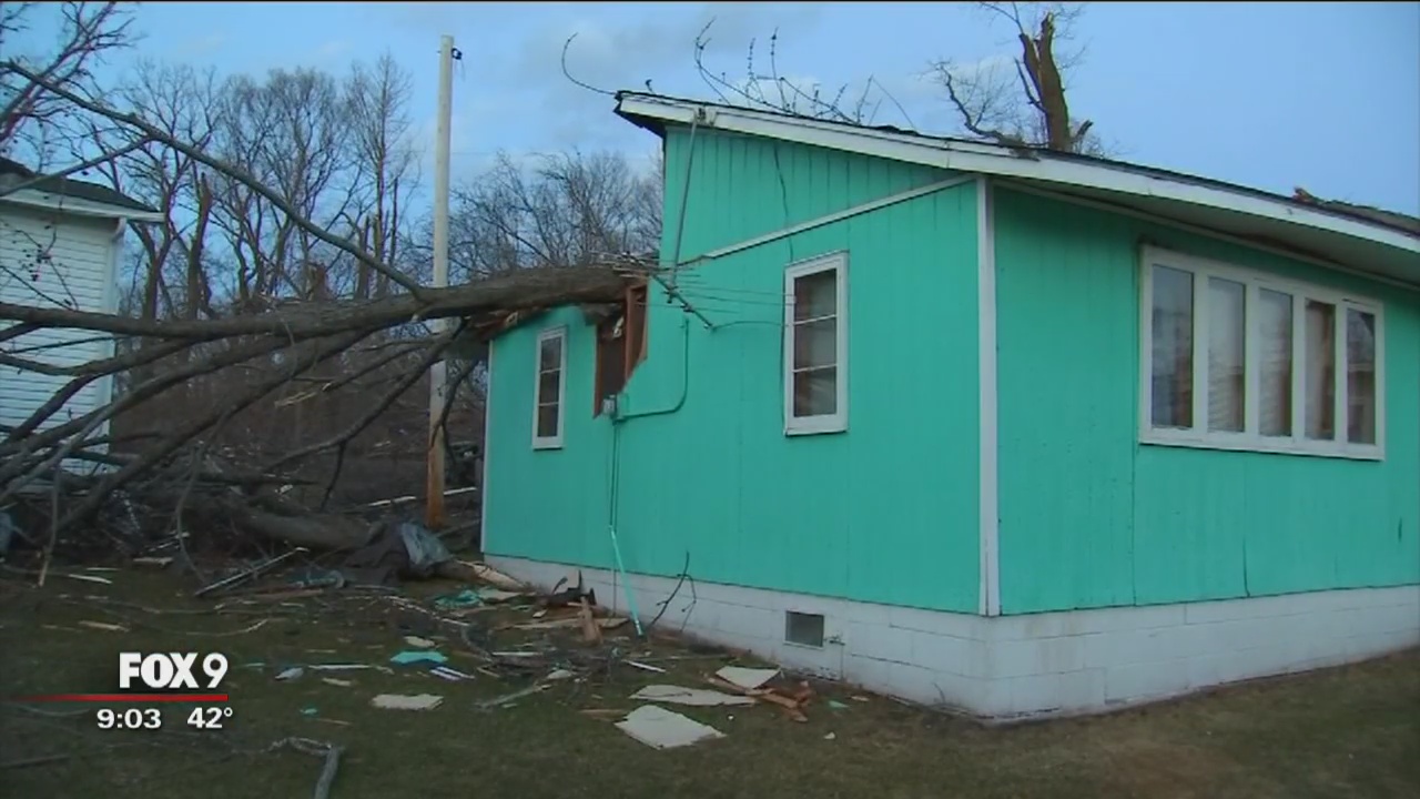 Picking up the pieces after tornado hits near Zimmerman