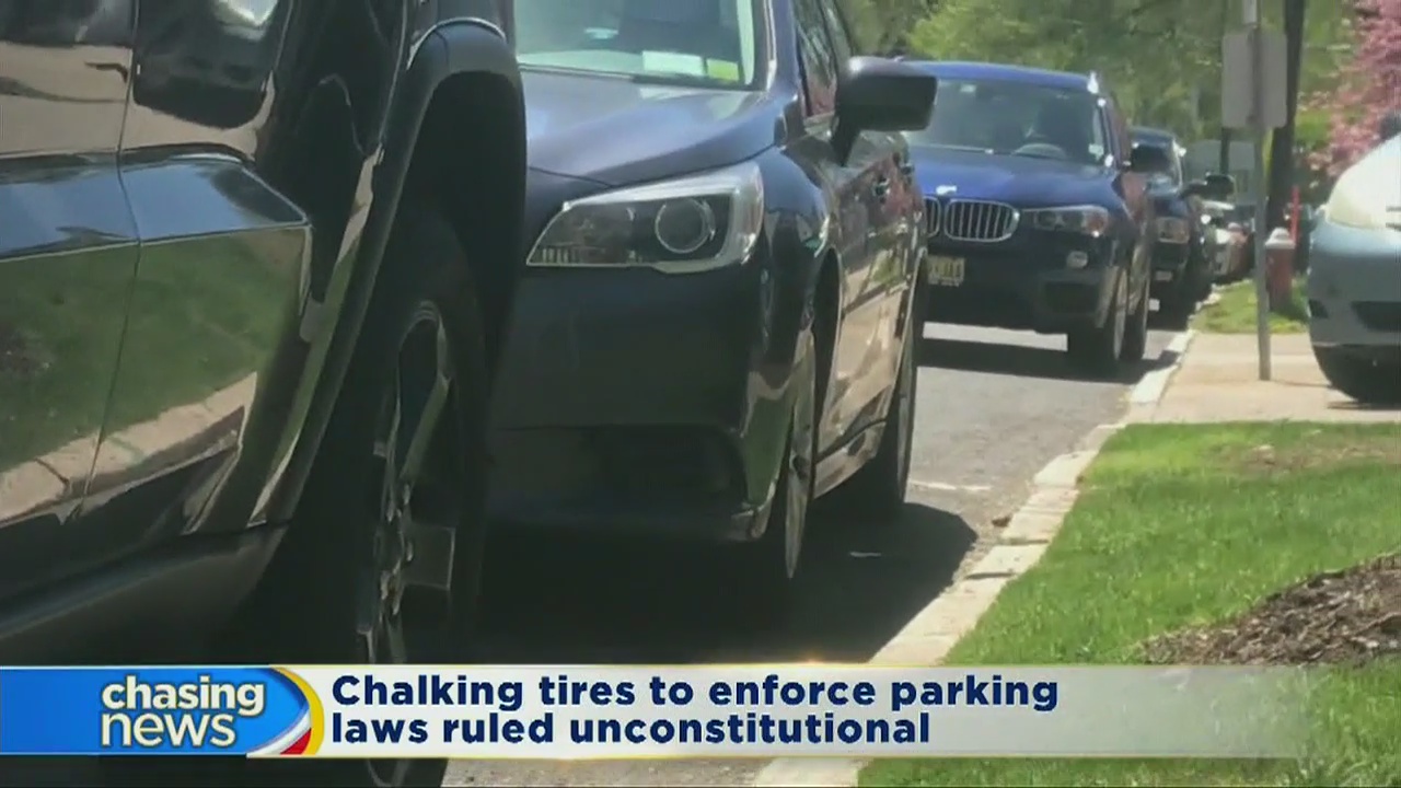 Chalking tires ruled unconstitutional