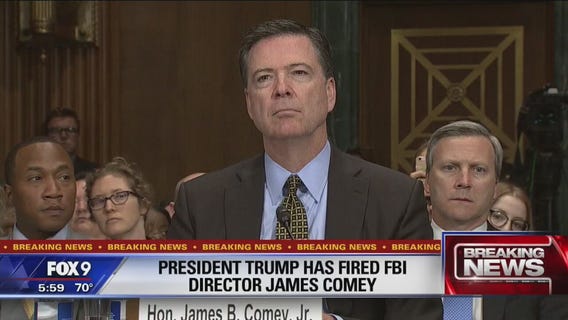 FBI Director James Comey fired by President Trump