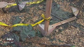 Suspected arson at Coon Rapids park