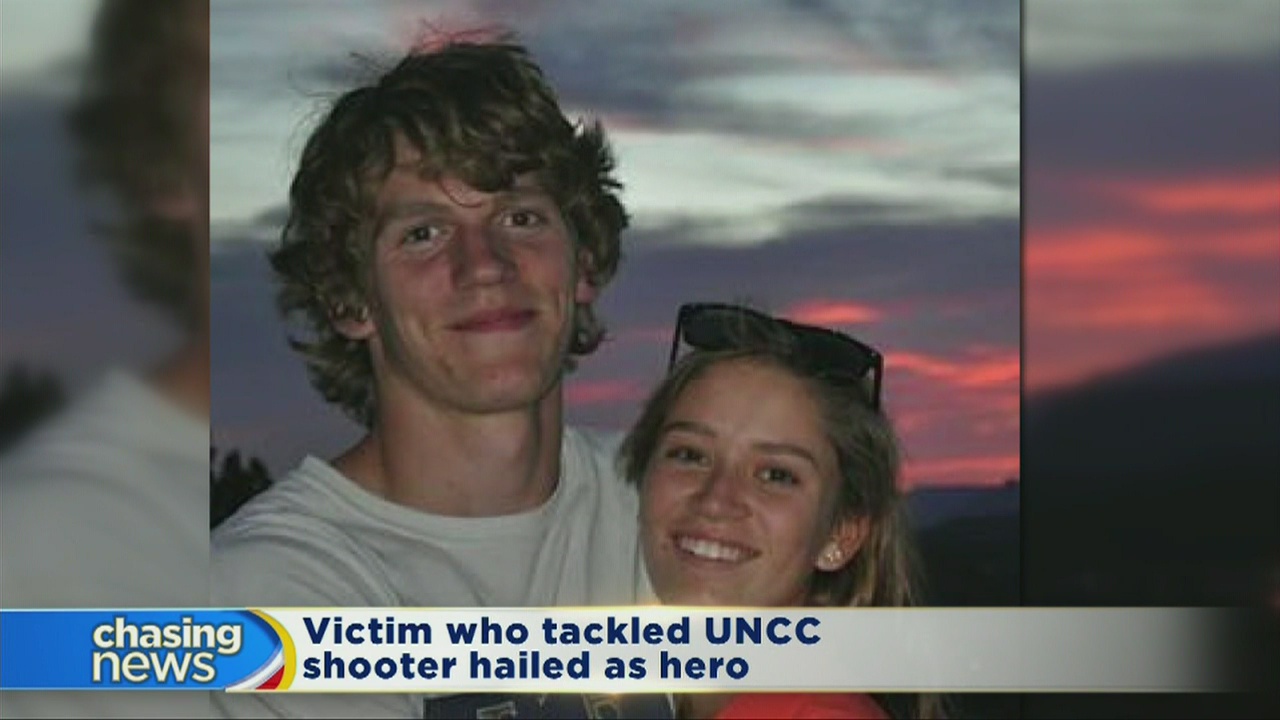 Victim who tackled UNCC shooter hailed as hero