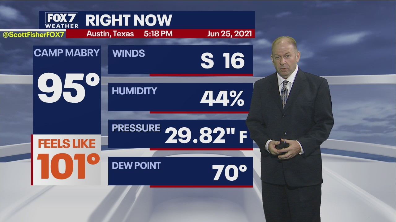 Evening weather forecast for June 25, 2021