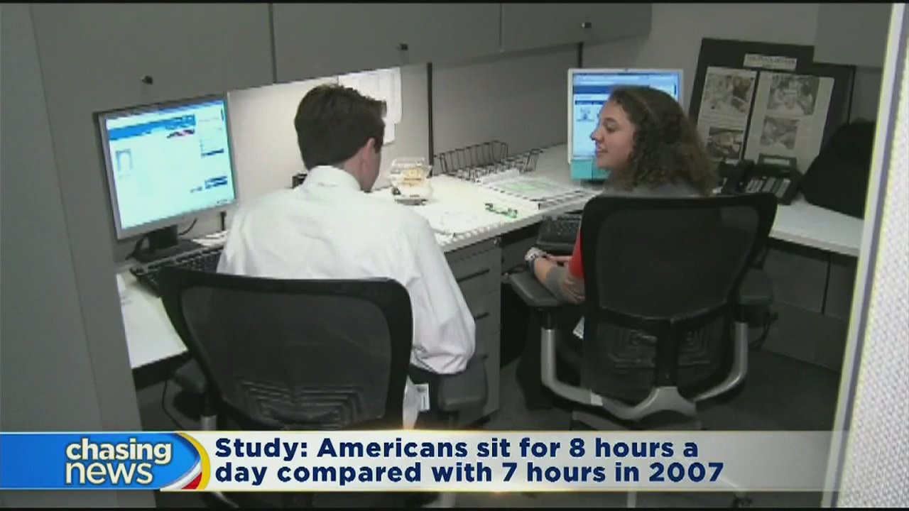 Study: Americans sit for 8 hours a day