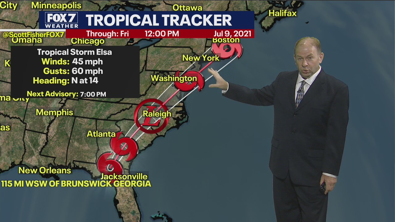 Evening weather forecast for July 7, 2021
