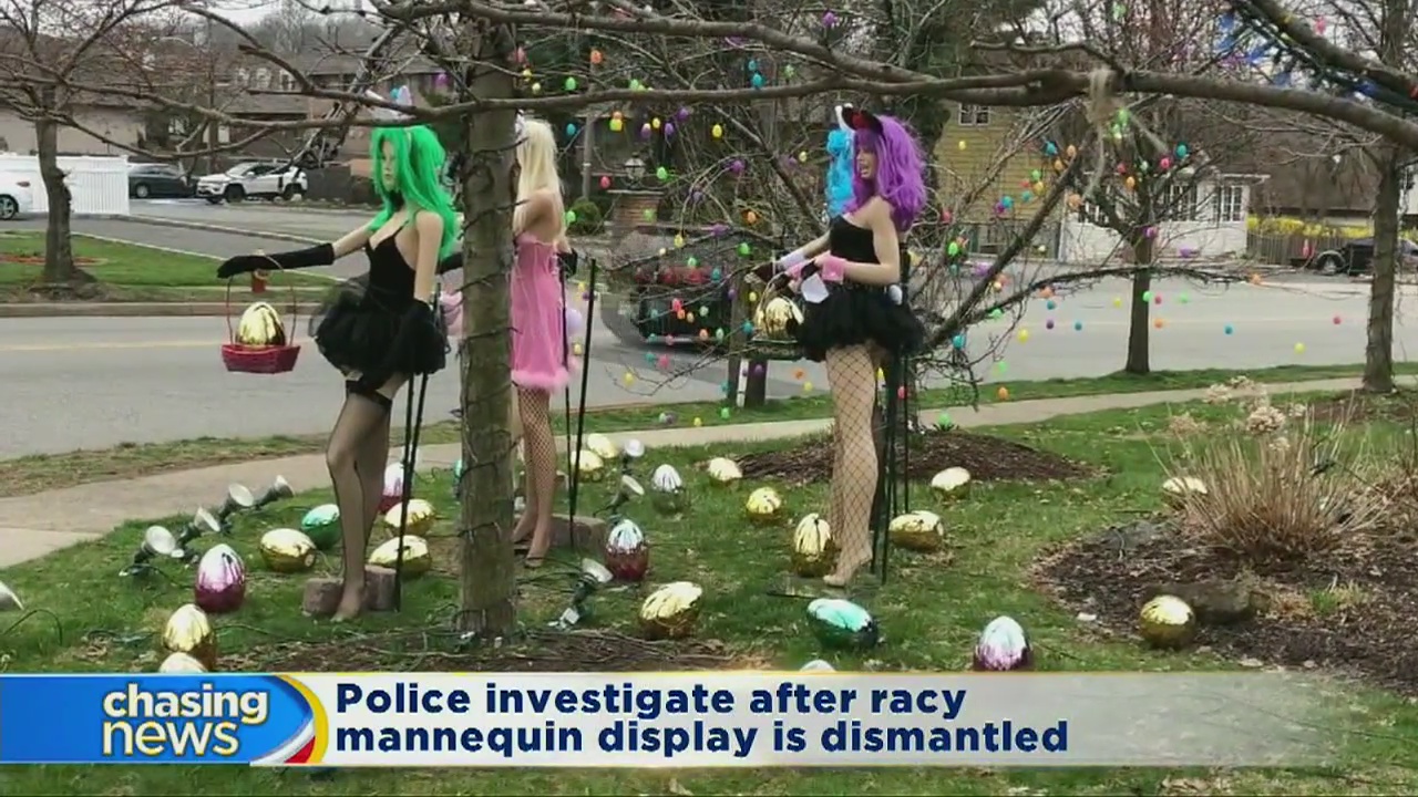 Police investigate mannequin display dispute