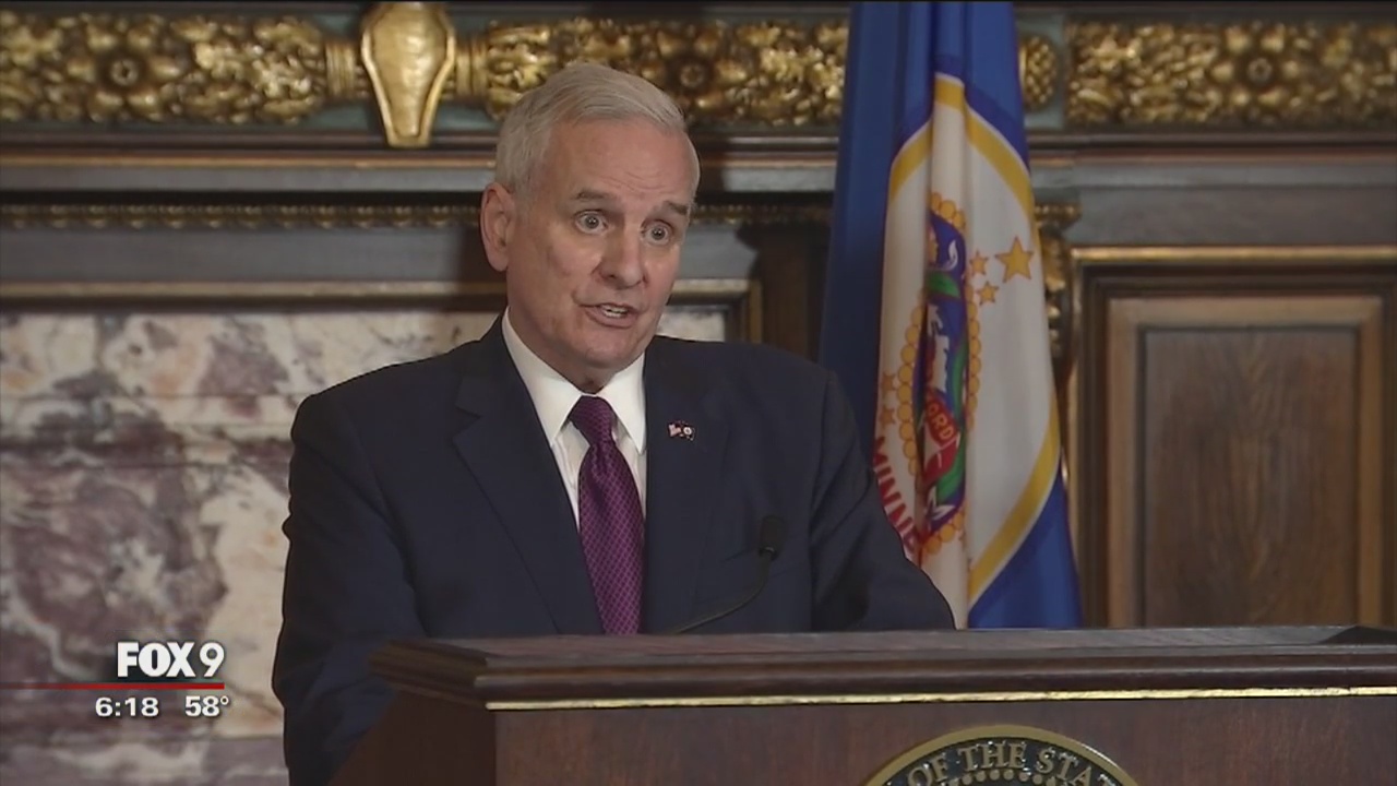 Governor Dayton announces action on budget bills
