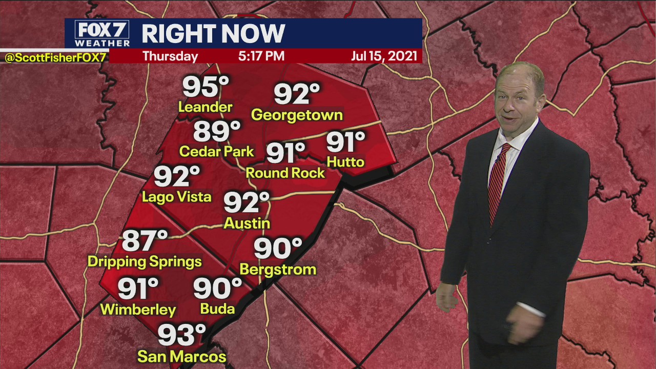 Evening weather forecast for July 15, 2021