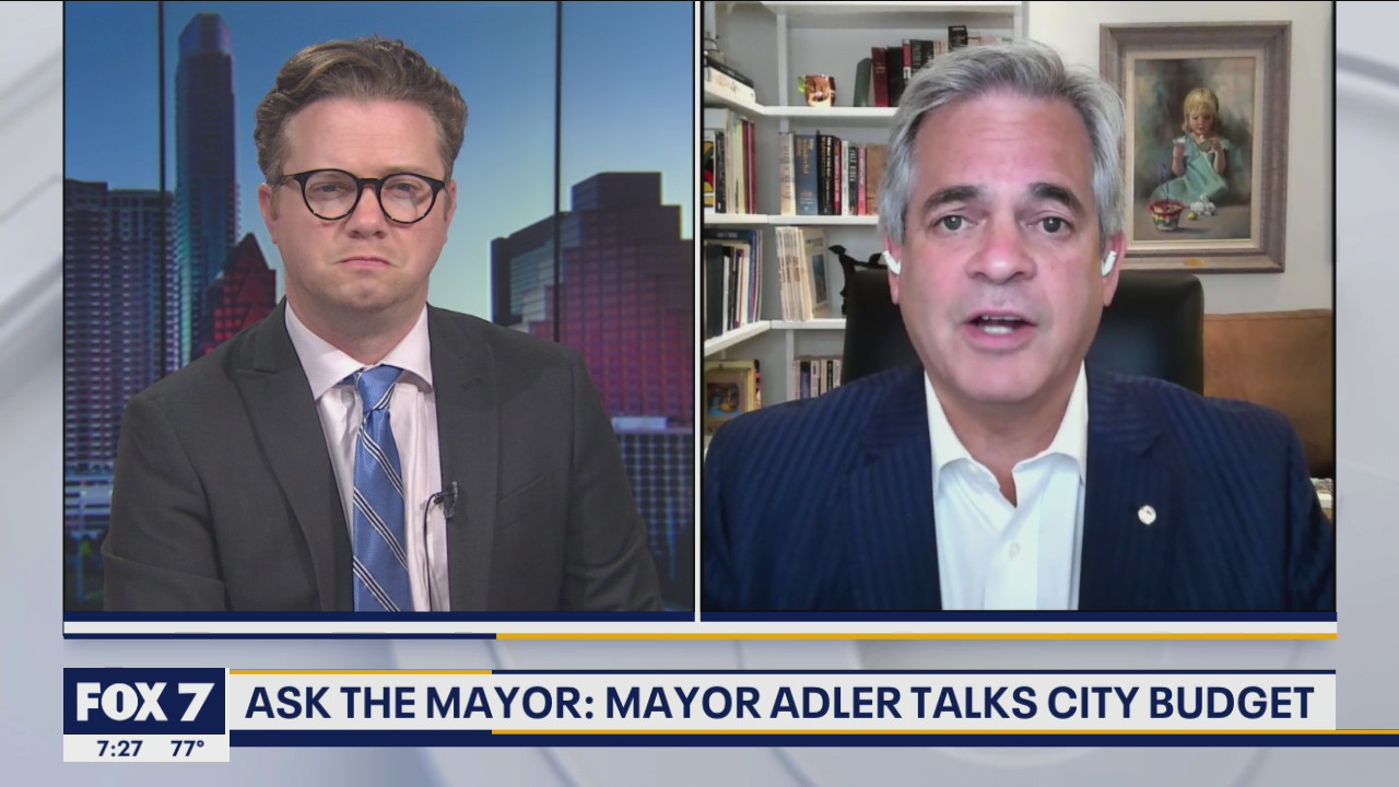 LIVE: Mayor Adler talks City budget
