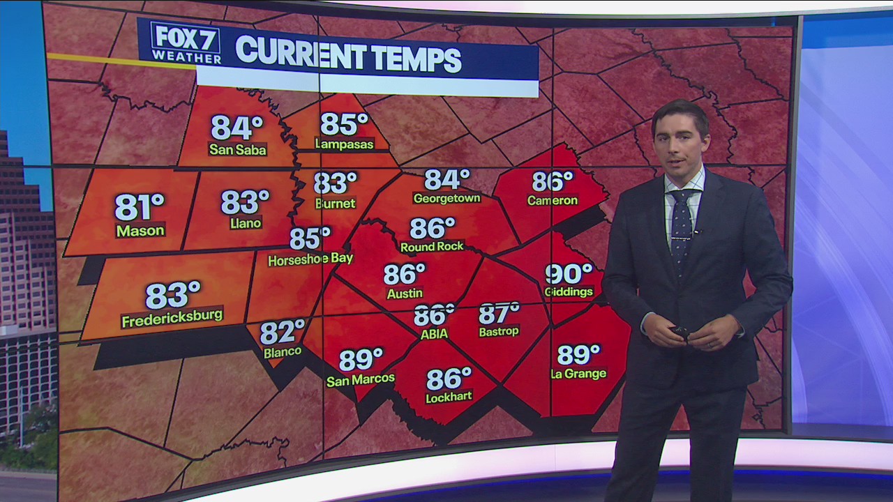 Noon weather forecast for July 16, 2021