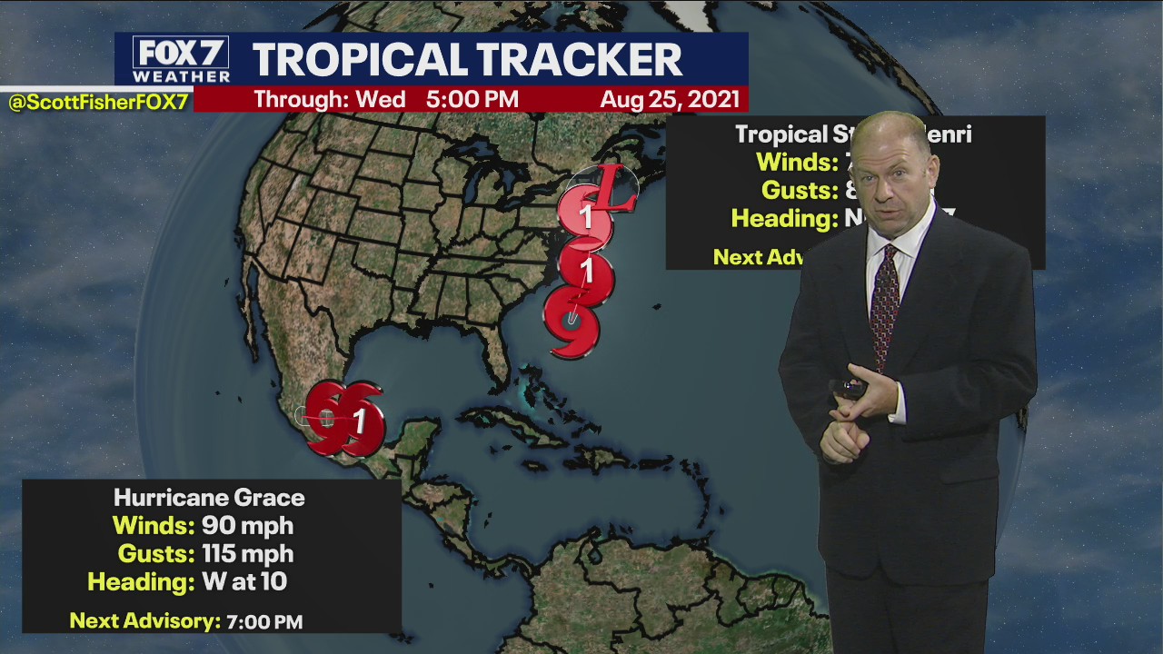 Evening weather forecast for August 20, 2021