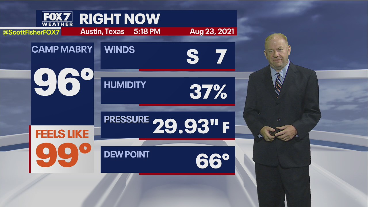 Evening weather forecast for August 23, 2021