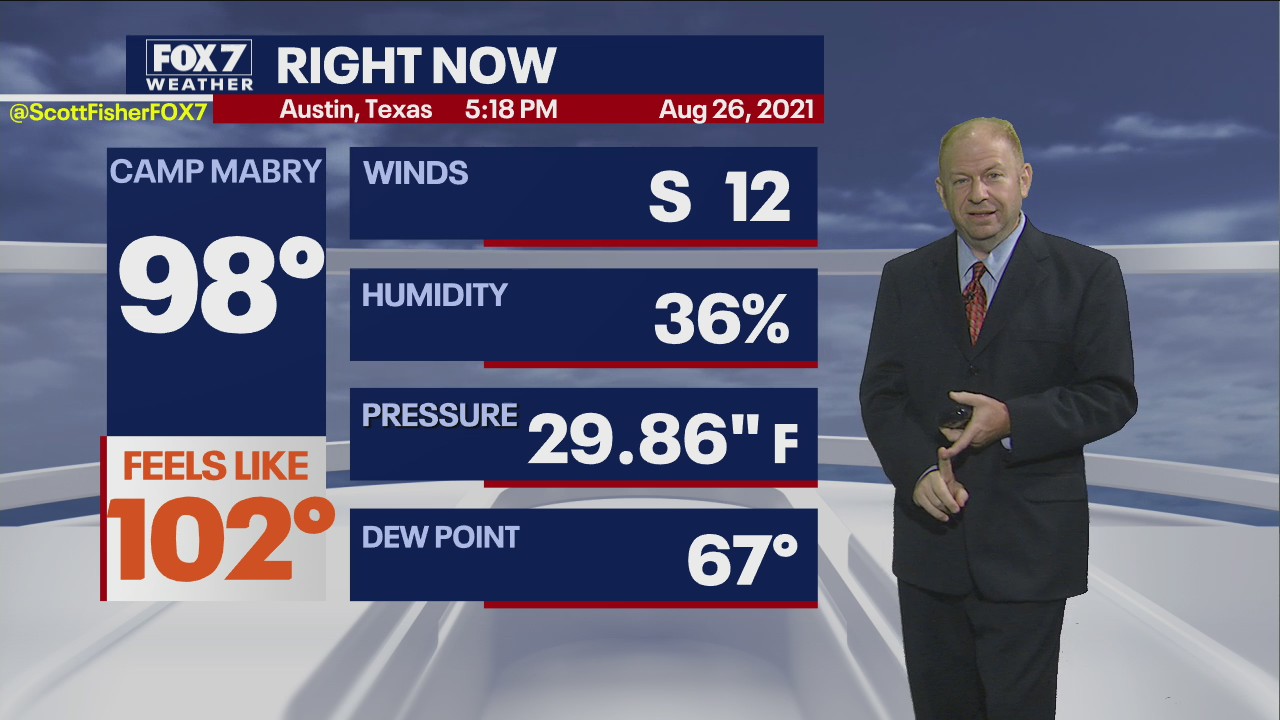 Evening weather forecast for August 26, 2021
