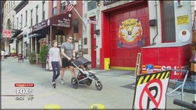 Dad and daughter's tower climb