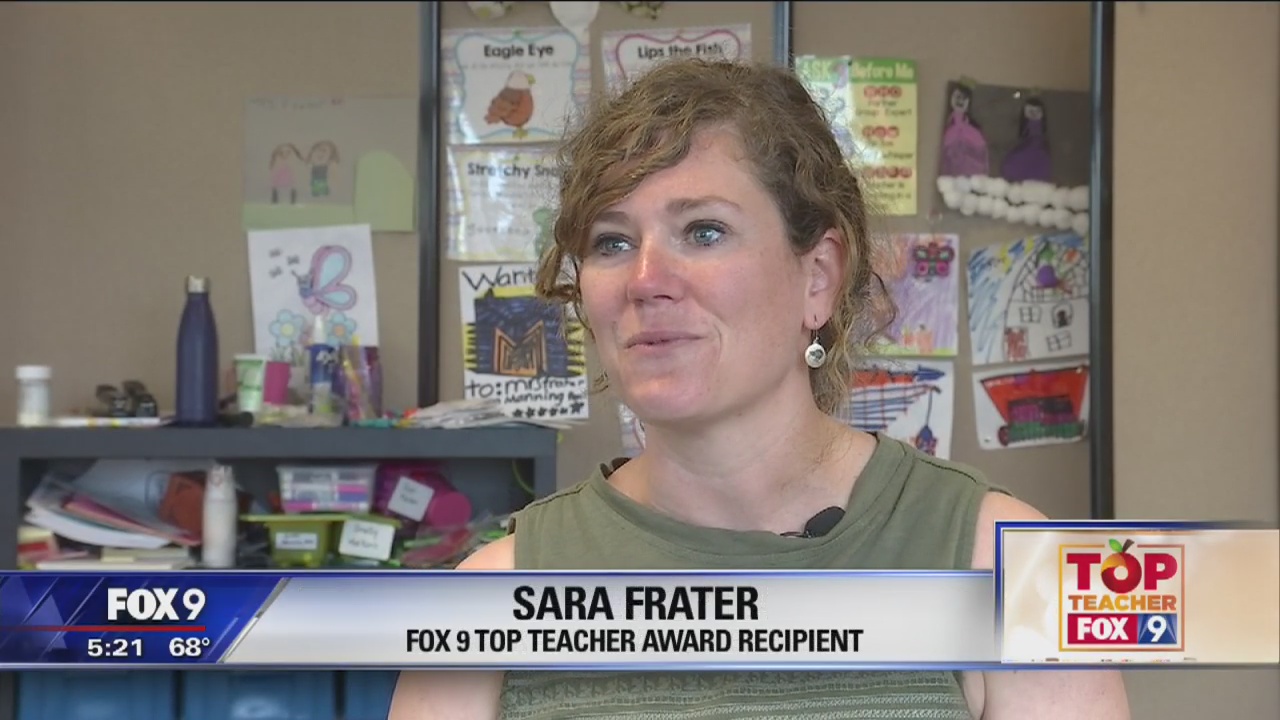 TOP TEACHER: Sara Frater of Elk River