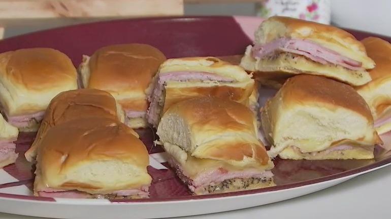 Ham and swiss Hawaiian sliders recipe from FOX 7 Austin's Tierra Neubaum
