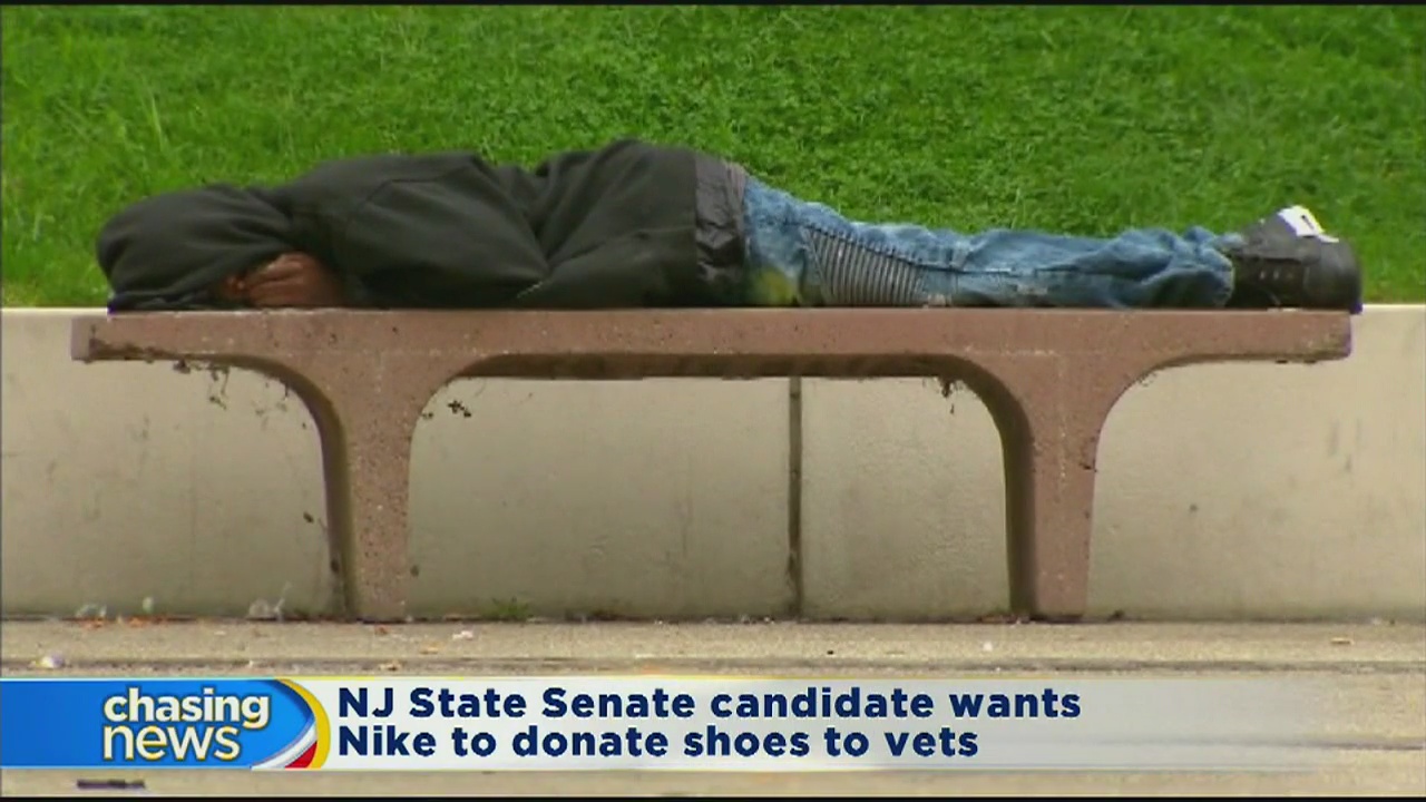 Nike urged to donate shoes to homeless vets