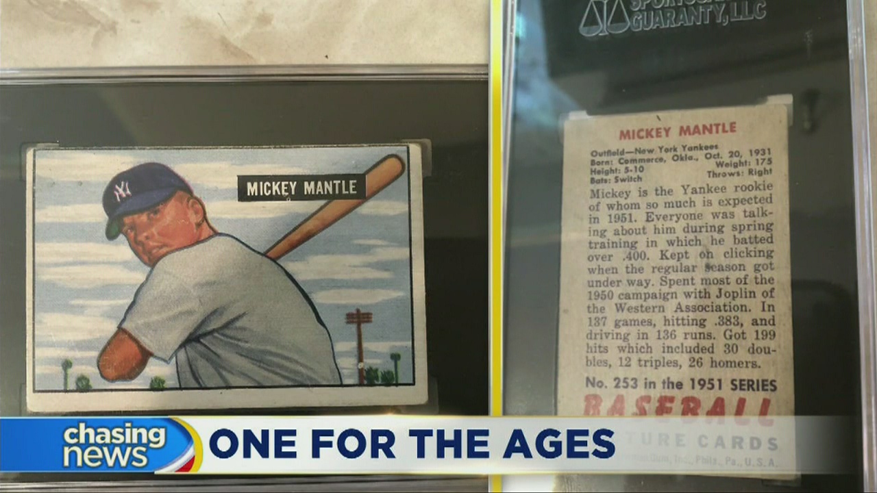 Son buys dad 1951 Mickey Mantle rookie card