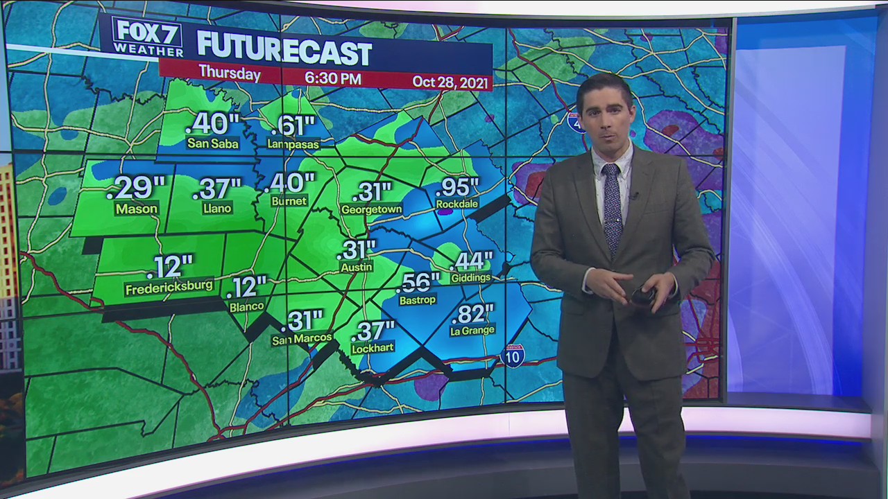 Evening weather forecast for October 22, 2021