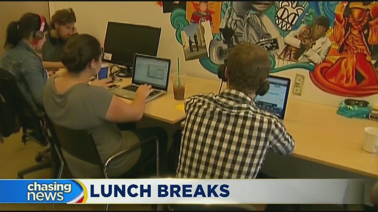 Are millennials afraid of lunch breaks?