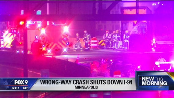 'Wrong-way' crash closed I-94 in Minneapolis