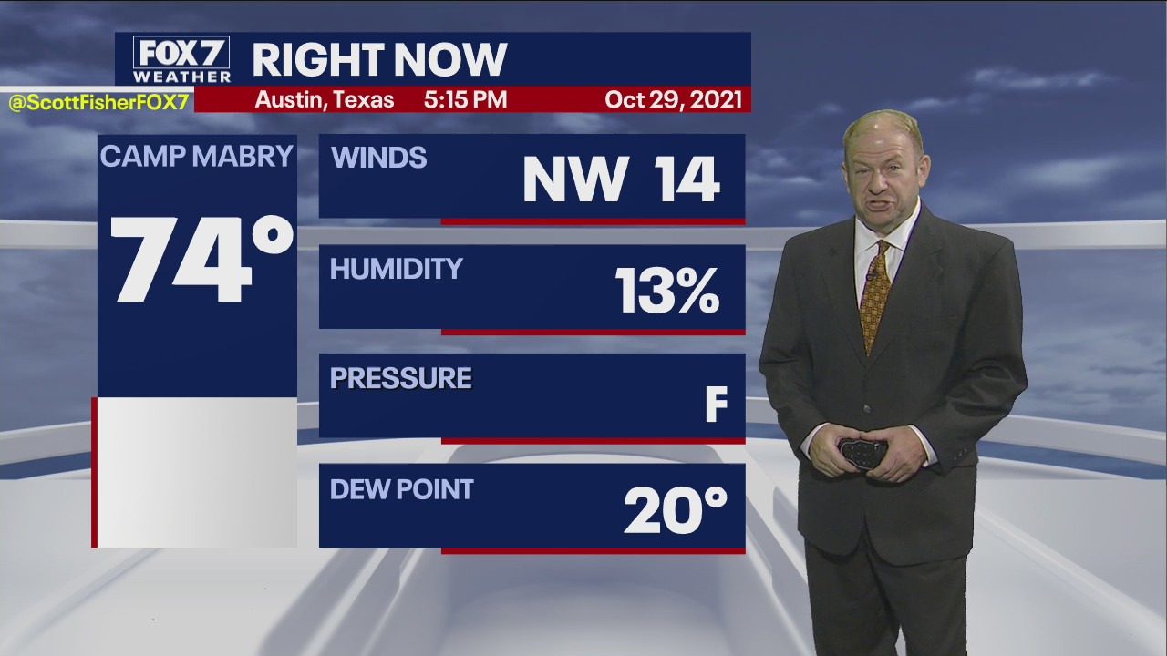 Evening weather forecast for October 29, 2021