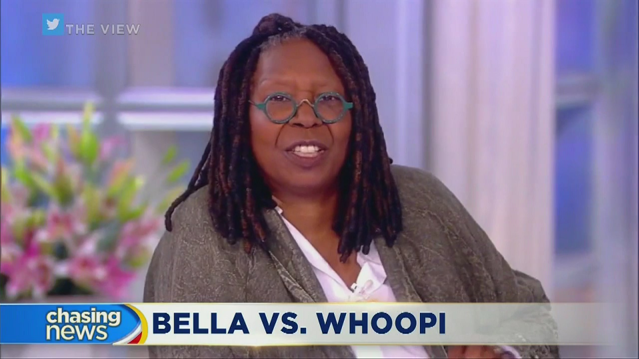 Bella vs. Whoopi, Angelina's new job and props to Mary J