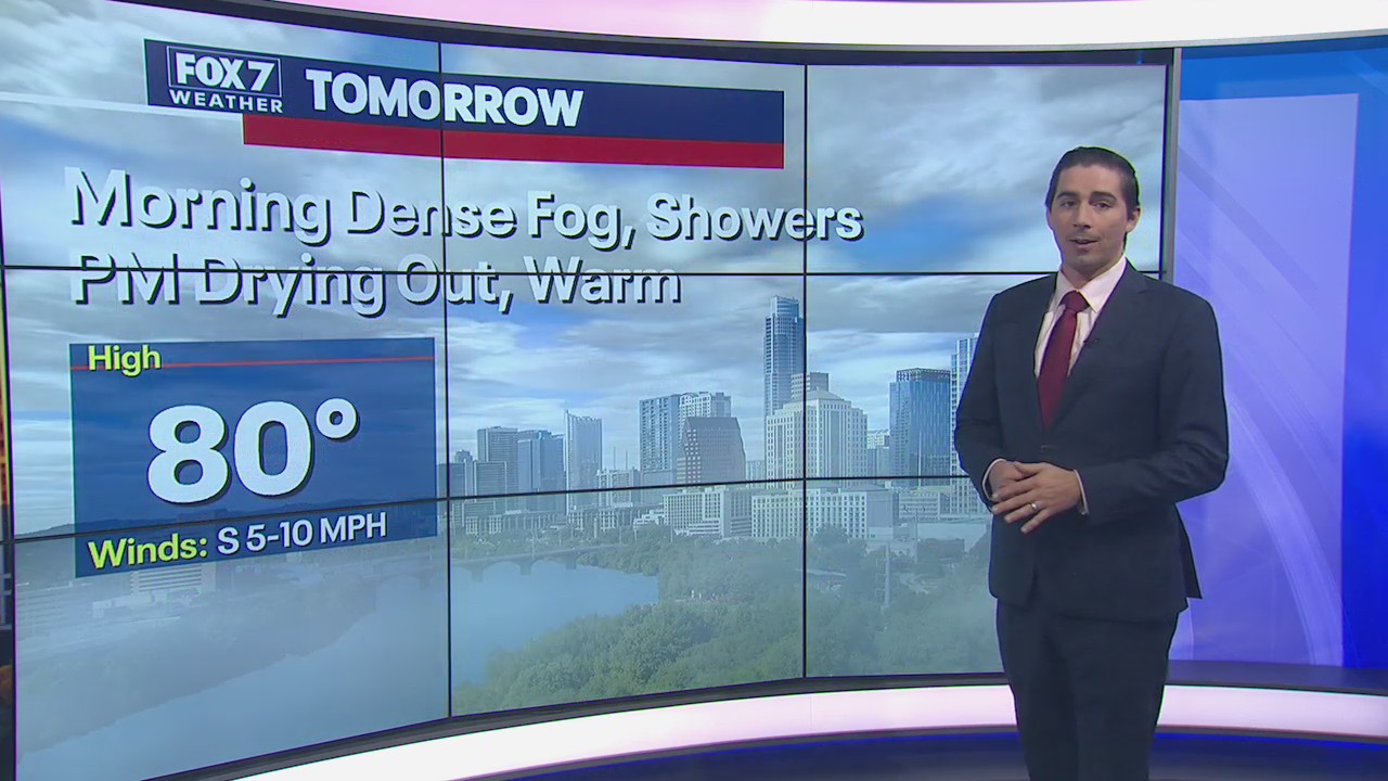 Evening weather forecast for December 3, 2021