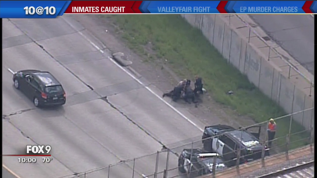 Last escaped inmate arrested after van stolen