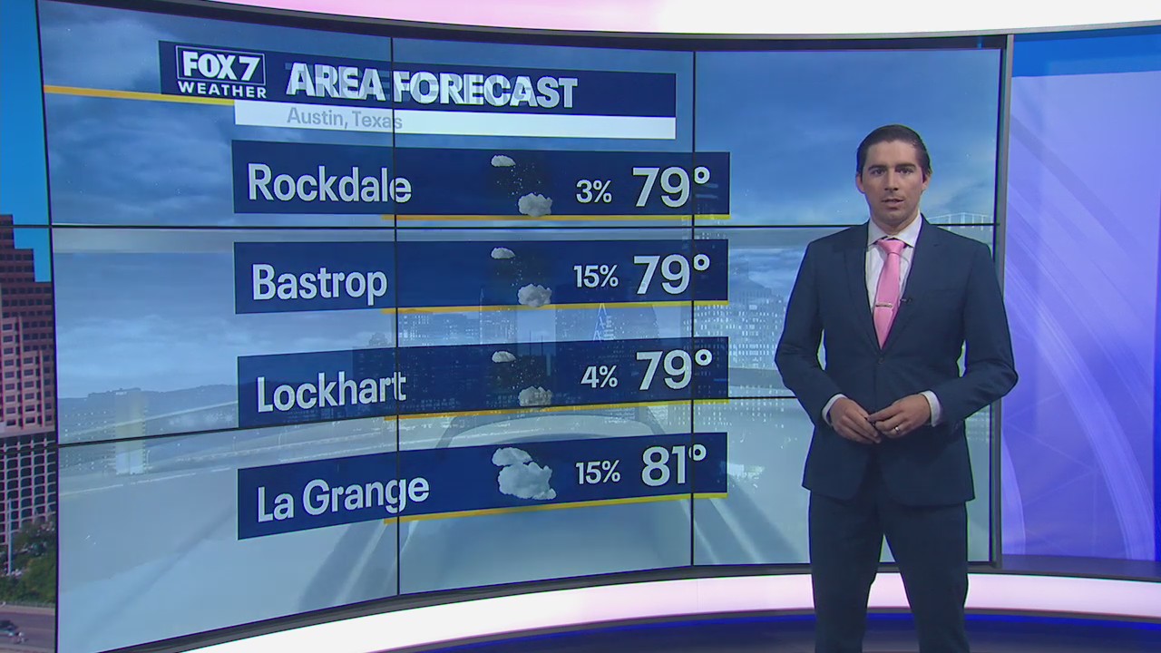 Noon weather forecast for December 9, 2021