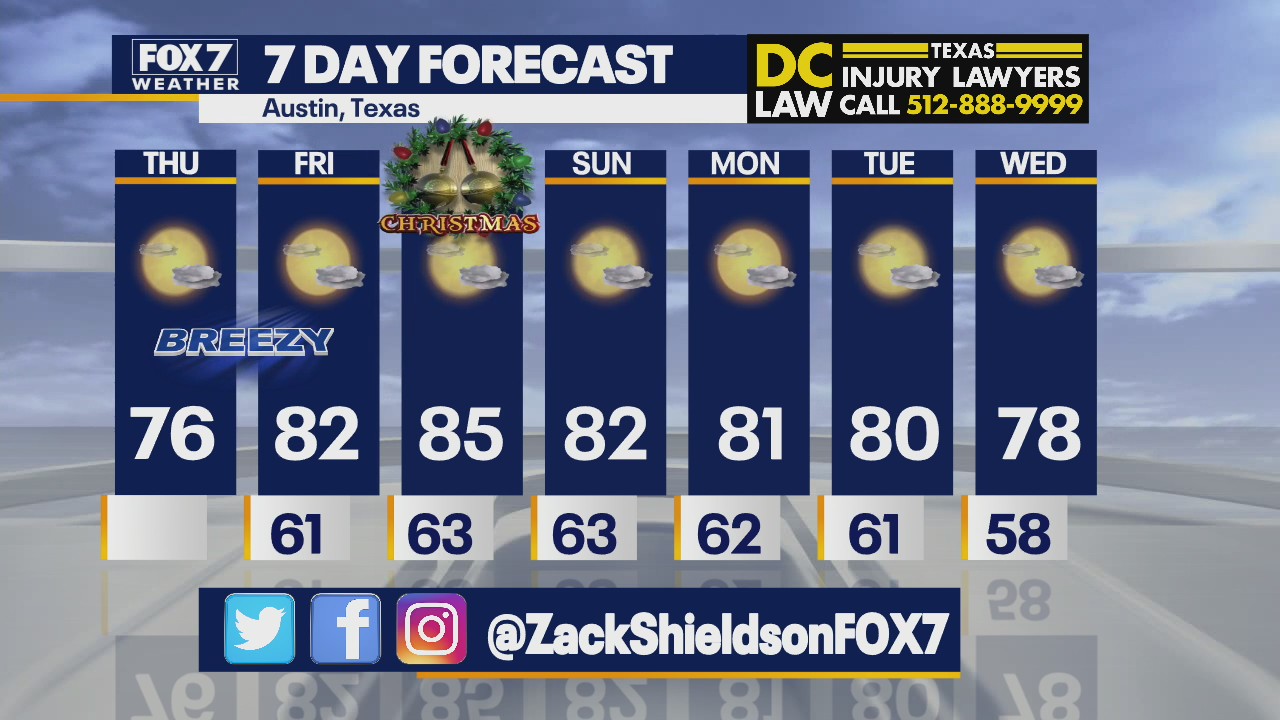 Morning weather forecast for December 23, 2021