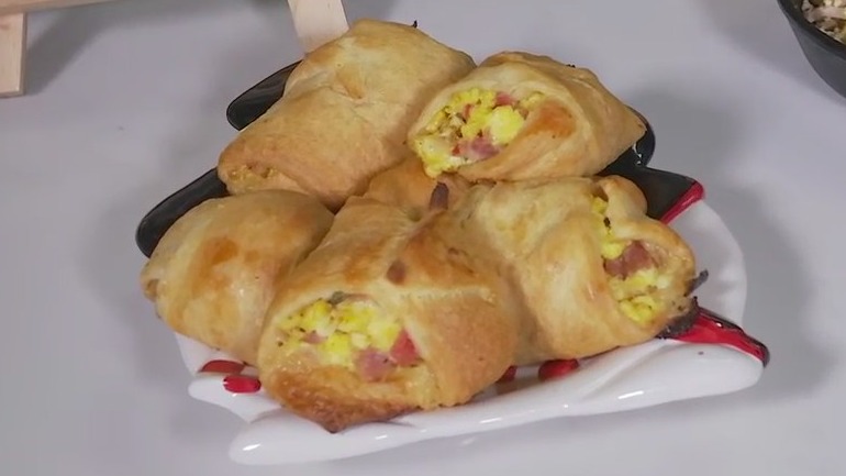 Leftover ham breakfast roll-ups recipe from FOX 7 Austin's Tierra Neubaum