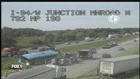 Six injured in Air Force reservists bus crash near Monticello