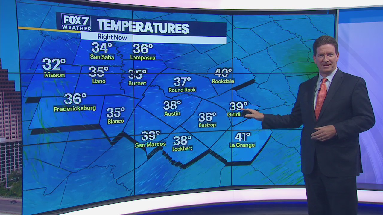 Noon weather forecast for January 7, 2022