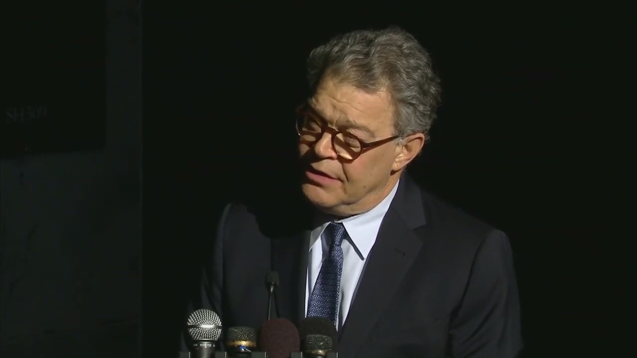 Sen. Al Franken returns to Capitol amid sexual misconduct allegations