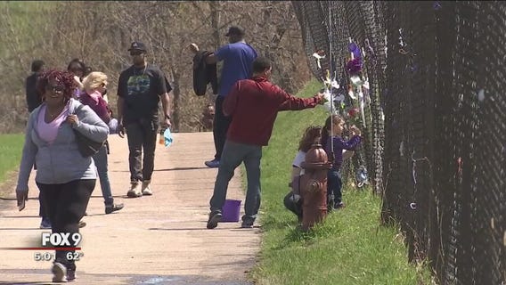 Fans visit Paisley Park a year after Prince's passing