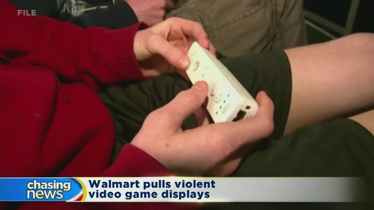 Walmart pulls violent video game displays