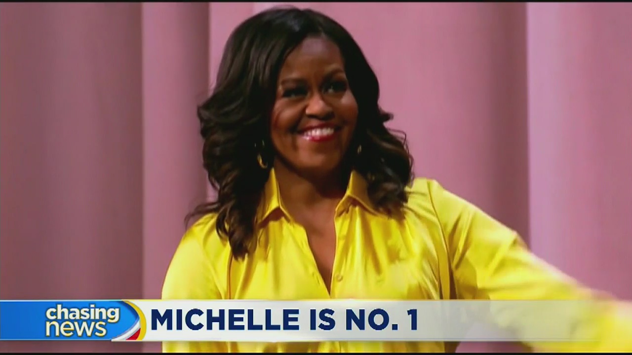 Michelle Obama takes top spot on list