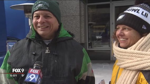 Super Bowl fans in Minneapolis