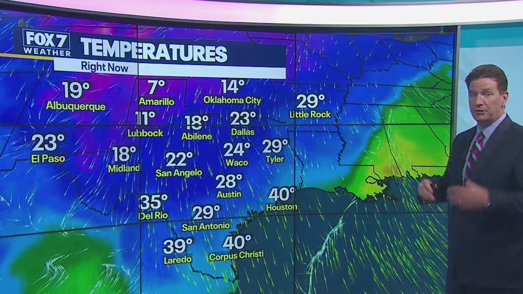 Noon weather forecast for February 3, 2022