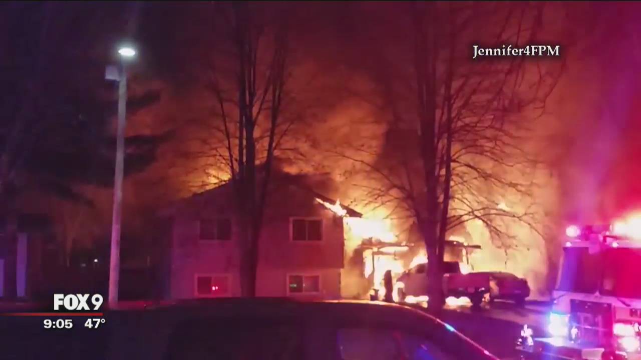 Forest Lake fire leaves two families without homes