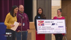 Top teacher: Robert Gamache honored