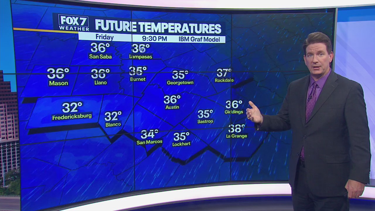 Noon weather forecast for February 25, 2022