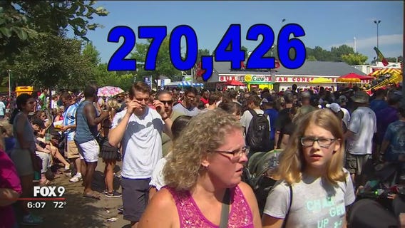 Minnesota State Fair attendance numbers continue breaking records
