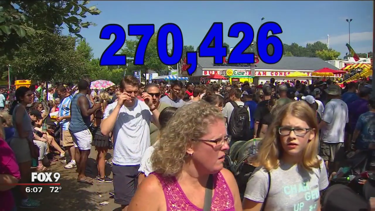 Minnesota State Fair attendance numbers continue breaking records