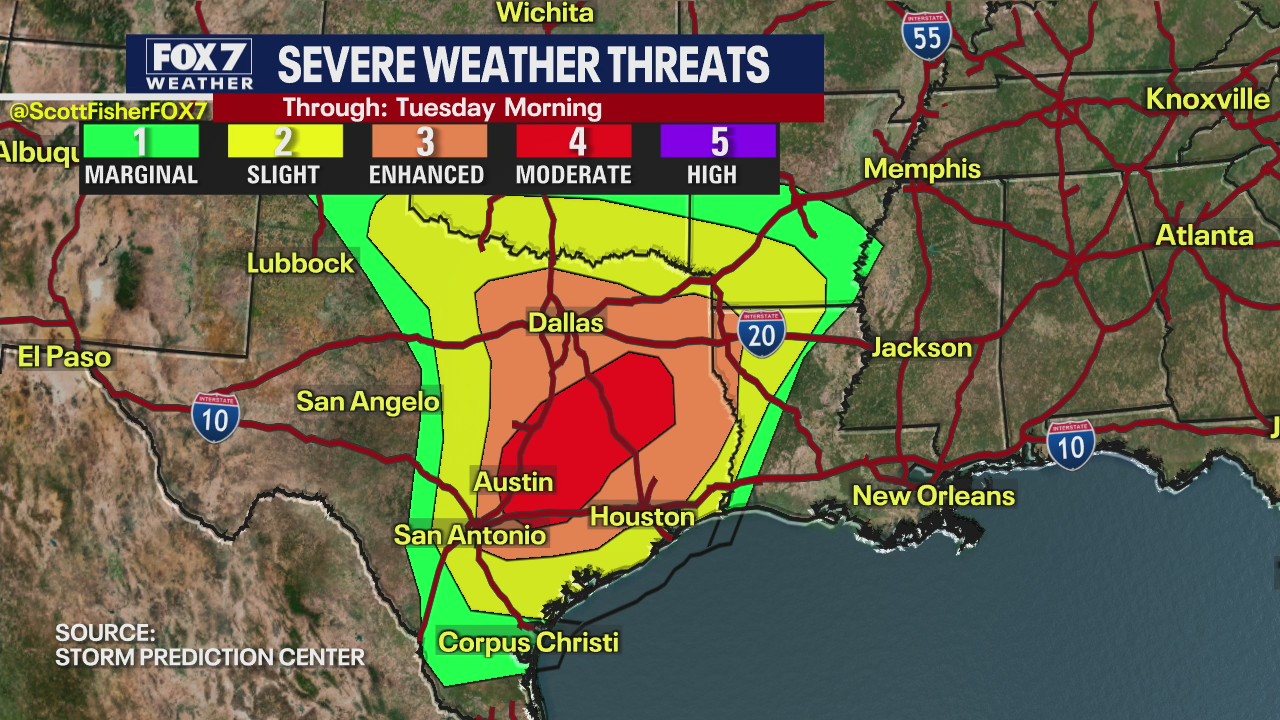 4:30 PM severe weather update for March 21, 2022