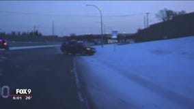 School bus hit by fleeing car in Robbinsdale