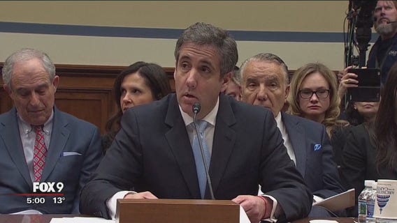 President Trump's former lawyer testifies before Congress